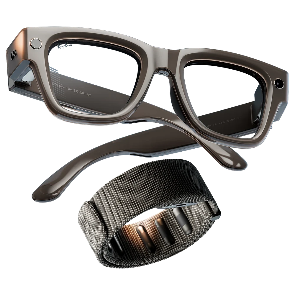 Meta Ray-Ban Display glasses and Meta Neural Band.